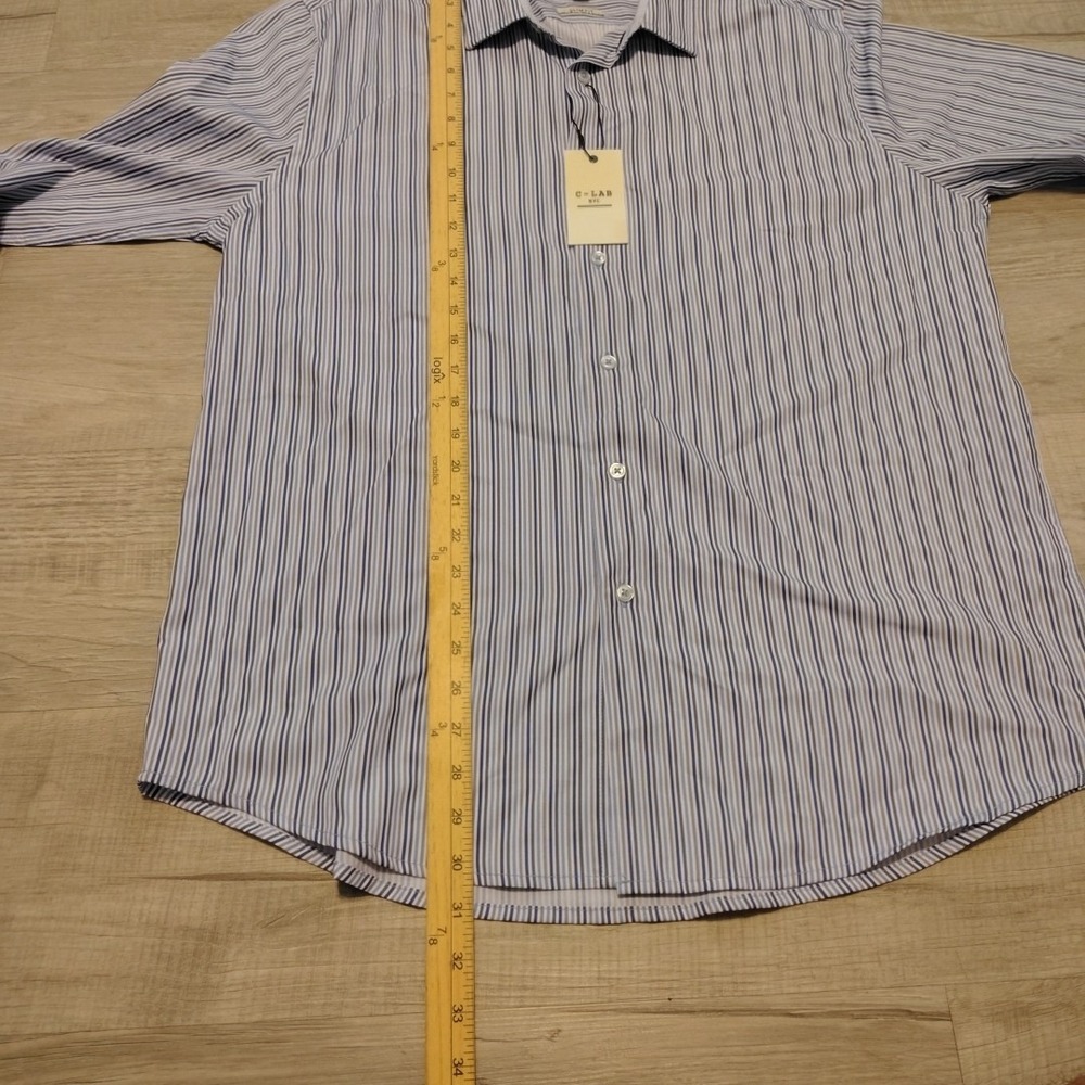 C lab 4 Way Stretch Button‎ Shirt Long Sleeve XL Lot Bundle 3 Performance - Picture 10 of 10